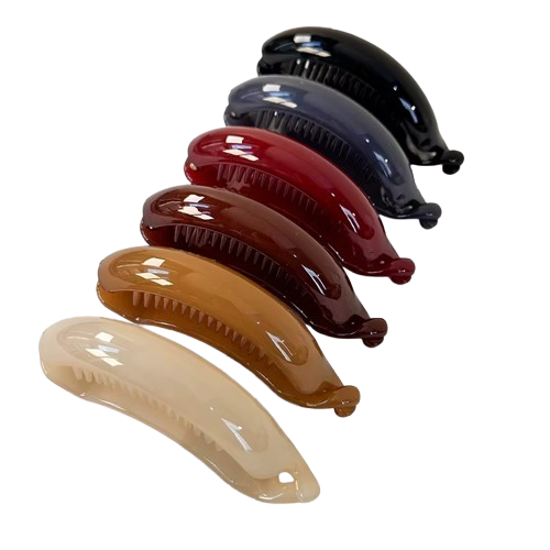 Pince à Cheveux Banane à l'Unité 6 Couleurs