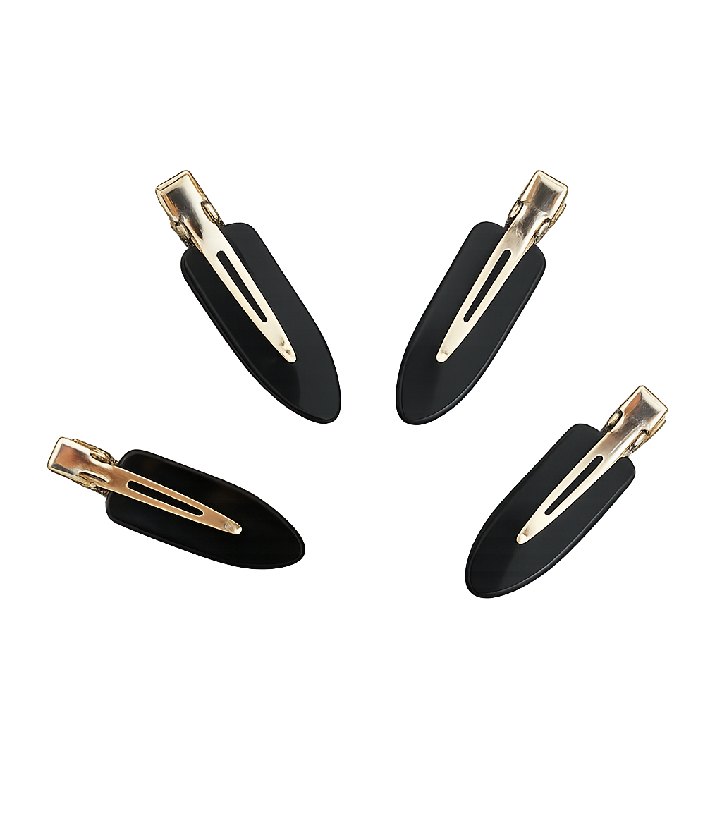 Barrettes à Cheveux Make-up Noires