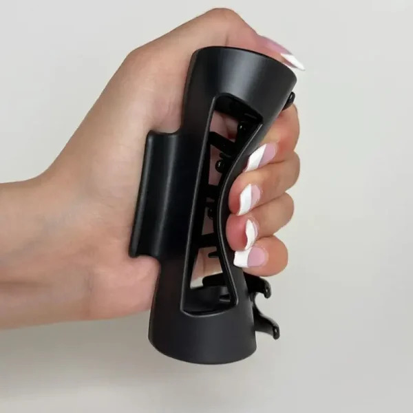 Pince à Cheveux Flexible Noire – Image 2