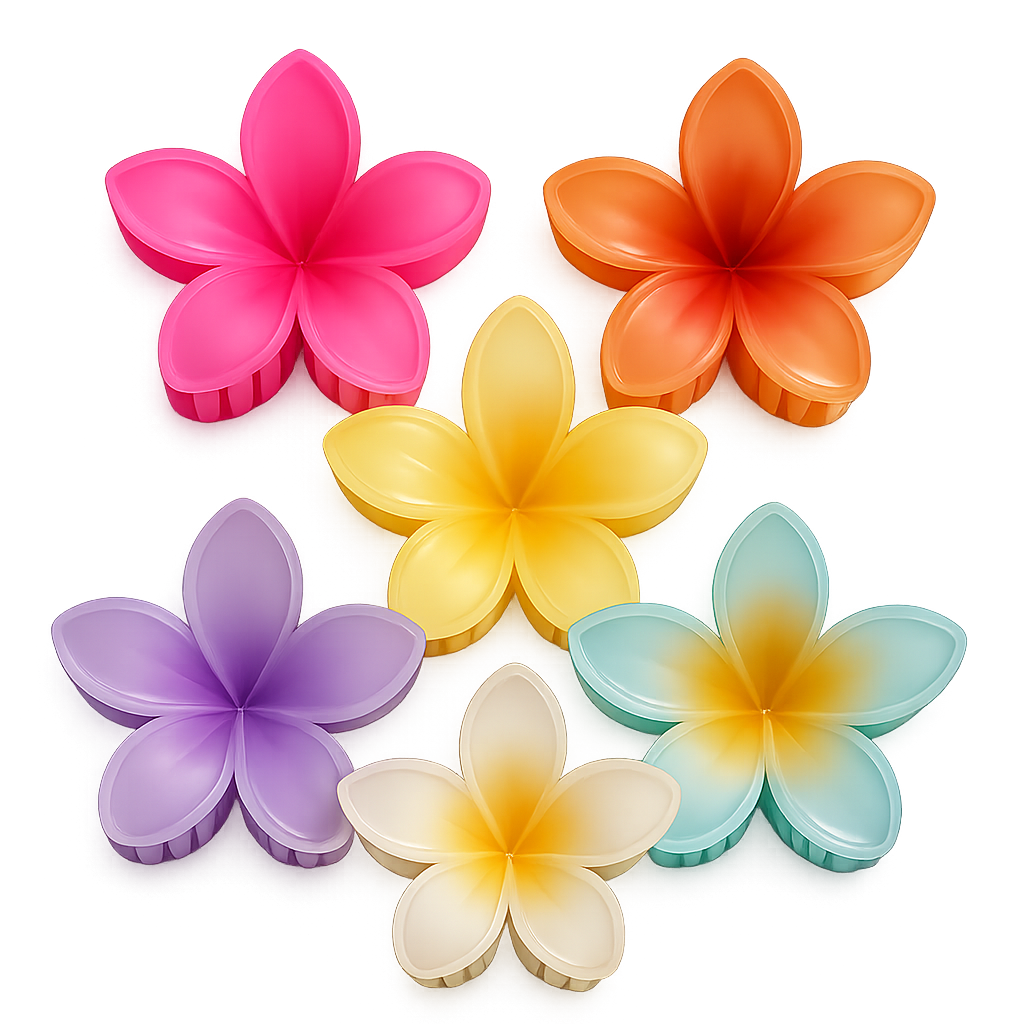 Pince à Cheveux Fleur Tahiti