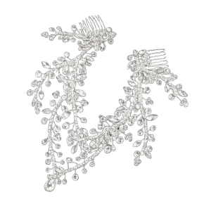Couronne Frontale de Mariage Argentée