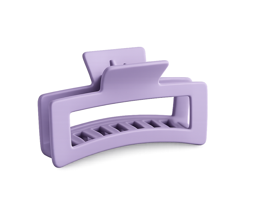Grande Pince à Cheveux Crabe Lilas